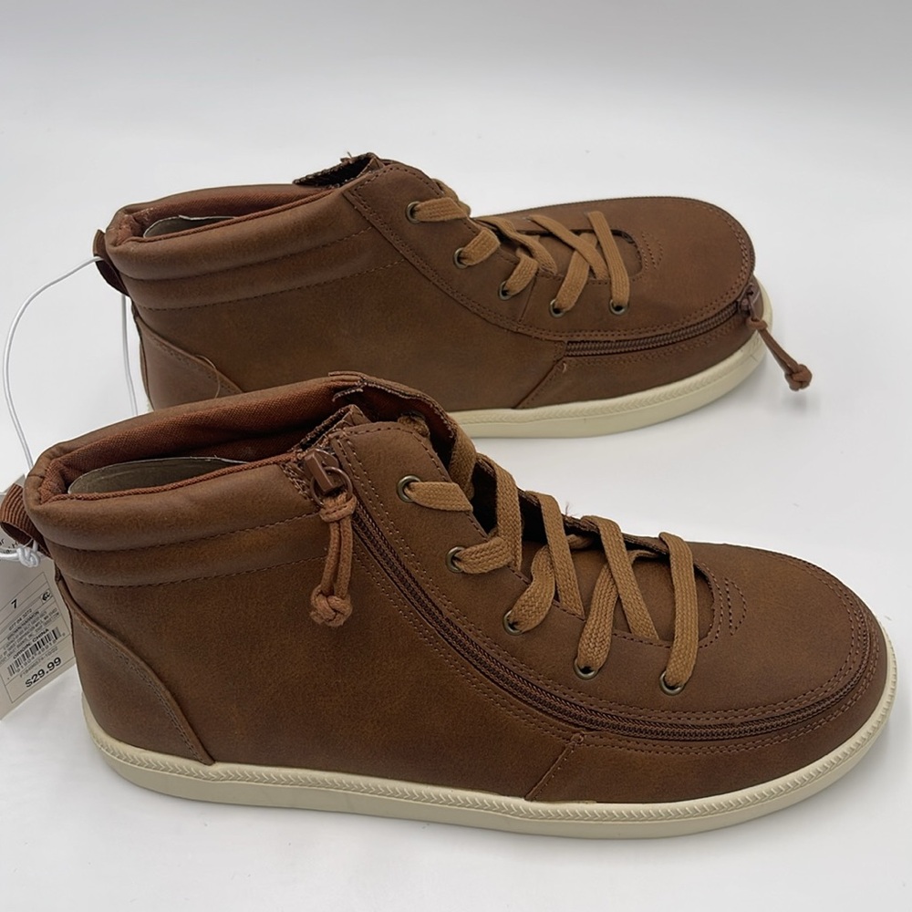 NWT BILLY Footwear Kids’ Zip-Around Boots - Brown (Big Kids, Various Sizes) - Picture 6 of 10